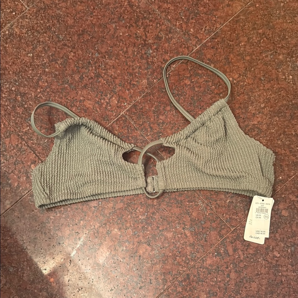 Aerie Crinkle Bikini Top